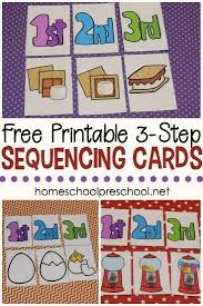 3 Step Sequencing Cards Printables For Preschoolers Sequencing Activities Kindergarten Math Activities Preschool Sequencing Cards