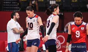 여자 배구 브라질 vs 러시아 올림픽위원회 경기, 브라질이 2대 1로 이기는중. Gjtuddsycypdxm