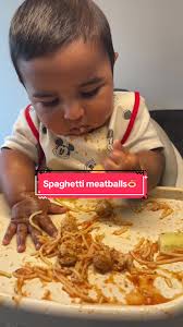 Babies Spaghetti and Meatball Ai