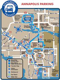 Map Of Downtown Annapolis Parking In Downtown Annapolis
