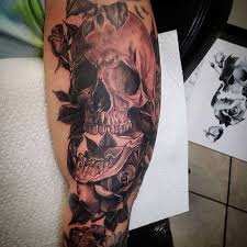 55 rose skull gun tattoo_gun and flower tattoo. Top 80 Best Skull And Rose Tattoo Ideas 2021 Inspiration Guide