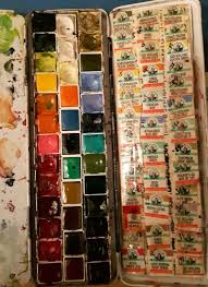 My Old Holland Watercolor Box In 2019 Watercolor