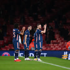 Arsenal junior 21/22 away shorts. Why Arsenal Are Wearing Their Blue Kit For Europa League Tie Against Rapid Wien Football London