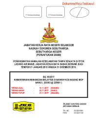 Kompleks ibu pejabat jabatan kerja raya negeri selangor persiaran jubli perak seksyen 17, 40200 shah alam selangor. Pdf Jabatan Kerja Raya Negeri Selangor Naskah Dokumen Sebutharga Sebutharga Negeri Peruntukan 29000 Black Rose Academia Edu