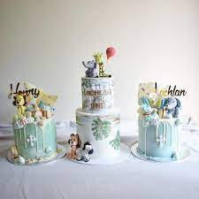 Giving Me Heart Attack In My Ovaries The Cutest Trio You Ever Did See We Totally Spoilt Two L Birthday Drip Cake Baby Shower Cakes For Boys Birthday Cake Kids