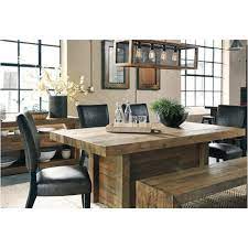 The signature design by ashley whitesburg dining room bench strikes the perfect design balance between modern and traditional making it suitable for. D775 25 Ashley Furniture Sommerford Rectangular Dining Table