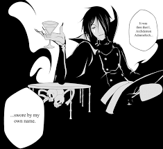 Anime Black Butler Sebastian Demon Form Pin On Black Butler Kuroshitsuji