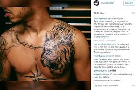30 top grand tattoo pictures photos images getty images. Lewis Hamilton Gets Lion Tattoo