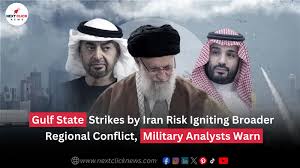 🚨 Gulf Tensions Risk Escalating into Wider War Military analysts warn that  Iran's strikes across Gulf states could ignite a broader regional conflict,  drawing more nations into the crisis. Attacks targeting ports,