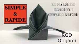 Pliage de serviettes added 17 new photos to the album: Pliage En Serviette Simple Et Rapide Youtube