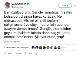 Usta yazarlar ve güncel köşe yazılarını okumak için tıklayın! Cem Seymen In Genclere Verdigi Tavsiyelere Gencler Tepki Gosterdi Onedio Com