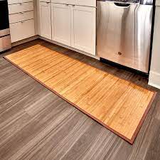 Crisper drawers provide room to store fruits and veggies in their ideal environment while the produce preserver helps produce stay fresher longer. Amazon Com Idesign Formbu Bamboo Floor Mat Non Skid Water Resistant Runner Rug For Bathroom Kitchen Entryway Hallway Office Mudroom Vanity 72 X 24 Natural Tan Home Kitchen