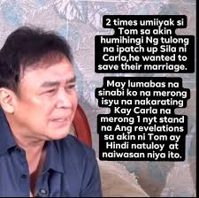 Lumabas na din Ang totoo sa hiwalayang Tom at Carla