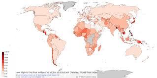 Here S How Likely You Are To Suffer From A Natural Disaster Around The World Natural Disasters Disasters Map