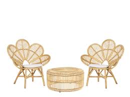Whether it's a couple of rattan bistro sets and sun loungers you're after or this antigua relaxed dining outdoor furniture set is made from a uv protected, weatherproof, synthetic rattan. Rattan Bistro Set Beige Florentine Limni Beliani De