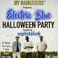 Electric Blue Halloween Party