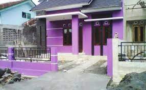 Warna ungu dan abu mengkilat. Info 39 Cat Rumah Eksterior Warna Ungu Decorasi Hiasan