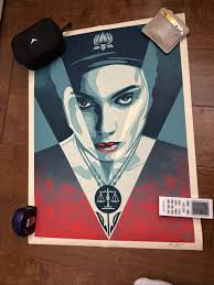 Shepard Fairey Women Art Prints for sale