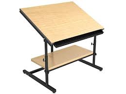 Professional Drafting Table Black Frame Maple Surface 48 Quot X 36 Quot Drafting Table Table Black Frame