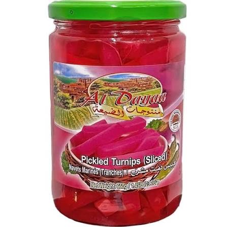 Product Photo: Al Dayaa Pickled Turnips Sliced 660g