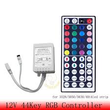 44 Key Led Controller Rgb Led Controller Led Lights Ir Remote Controller Dimmer Dc12v 6a For Rgb 3528 5050 Led Strip Rgb Controlers Aliexpress