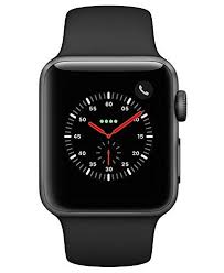 Apple Watch Series 3 38mm Smartwatch Gps Cellular Space Gray Aluminum Case Black Sport Band Certified Smart Watch Apple Apple Watch Series 3 Apple Watch