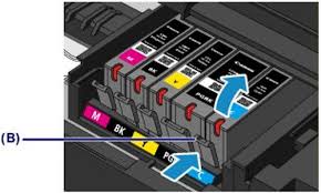 Press and hold the resume button. Canon Knowledge Base Reseat Or Replace The Print Head On A Pixma Ip7220