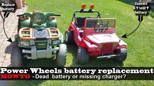 Check spelling or type a new query. Power Wheels Battery Replacing With Any Cheap Off The Shelf Battery Youtube