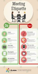 People Often See Meetings As An Inevitable Evil As You Can T Get Out Of It Anyway Why Not Make The Ex Business Etiquette Etiquette And Manners Work Etiquette