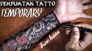 Maybe you would like to learn more about one of these? Tato Temporer Kombinasi Batik Tribal Maori Youtube