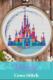 The cross stitch chart is 110 stitches wide by 110 stitches high. This Is Modern Cross Stitch Pattern Of Disneyland For Instant Download A Cool Tip To Decorate A Disney Cross Stitch Disney Cross Stitch Patterns Cross Stitch