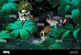 MADAGASCAR, King Julien, Mort, Maurice, 2005, (c) DreamWorks/courtesy  Everett Collection Stock Photo - Alamy