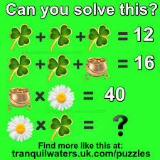 Image result for maths puzzles