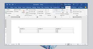 How To Align Text Inside Tables In Microsoft Word Words Microsoft Word Office Table