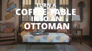 Surely, the idea of having an ottoman coffee table may not occur in your mind. Turn A Coffee Table Into An Ottoman Diy Network Youtube