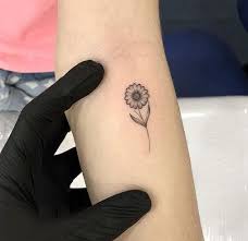 See more ideas about simple flower tattoo, flower tattoos, tattoos. Simple Sunflower Tattoos