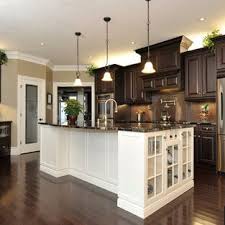 Dark Cab White Island Floors Pendents Traditional Kitchen Cabinets Sweet Home Beautiful Kitchens