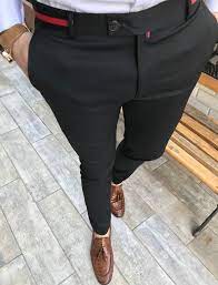 For the safest bet, try a style with a. Men S Solid Color Casual Pants Funbetsy Men Fashion Casual Shirts Men Fashion Casual Outfits Mens Pants Fashion