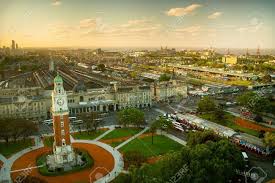 A new anniversary of the death of general josé de san martín is commemorated. High Angle View Of Torre Monumental Plaza Libertador General San Martin Retiro Buenos Aires Argentina Stock Photo Picture And Royalty Free Image Image 21348112