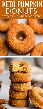 Top 8 Fall Keto Recipes Saved On Pinterest In 2021 Low Carb Donut Low Carb Pumpkin Recipes Pumpkin Donuts