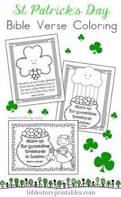 St Patrick S Day Bible Verse Coloring Pages St Patrick Day Activities St Patricks Day Crafts For Kids St Patrick S Day Crafts