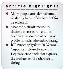 Radiometric dating (often called radioactive dating) is a technique used to date materials such as rocks, usually based on a comparison between the observed abundance of a naturally occurring radioactive isotope and its decay products, using known decay rates.1. The Truth About Radiometric Dating The Institute For Creation Research