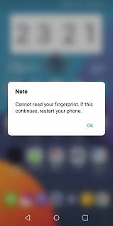 When complete, tap ok to exit or tap add more to register additional fingerprints. Fingerprint Scanner Woes R Lgg6
