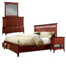 American Shaker 4 Piece King Bedroom Set In Natural Cherry Nebraska Furniture Mart Cresentp2w King Bedroom Sets Furniture Nebraska Furniture Mart