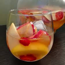 Easy Strawberry Peach White Sangria From The Weary Chef Sounds Like The Perfect Spring Summer Coc Sangria Recipes White Sangria Recipe Peach Sangria Recipes
