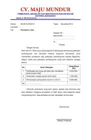 Sebagai informasi, surat penawaran barang dan hargaadalah surat yang dibuat dan ditujukan kepada suatu perusahaan yang tujuannya yaitu untuk menawarkan untuk lebih memperjelas materi terkait surat penawaran barang dan harga ini, berikut kami cantumkan beberapa contoh surat. Contoh Surat Penawaran Harga Borongan Bangunan Edukasi Lif Co Id