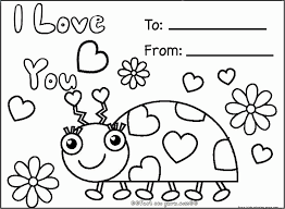 Coloring Pages For Valentines Day Cards Coloring Home