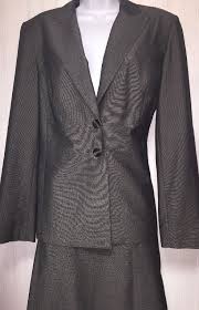 Nearly New Travis Ayers Dressbarn Women S Gray Business Skirt Suit Size 14 Business Skirt Skirt Suit Dressbarn