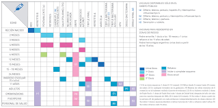 En 2003 se incorporaron al calendario obligatorio las vacunas contra la hepatitis b y la triple viral. Calendario Nacional De Vacunacion Stamboulian Servicios De Salud