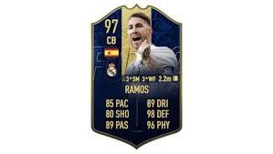 Sergio ramos fifa 21 is sergio ramos's price on the xbox market is 700,000 coins (30 min ago), playstation is 709,000 coins (11 min ago) and pc is 1,150,000 coins (15 min ago). Fifa 19 Team Of The Year Cards Ranking Defenders Varane Sergio Ramos Marcelo Van Dijk And De Gea Dbltap